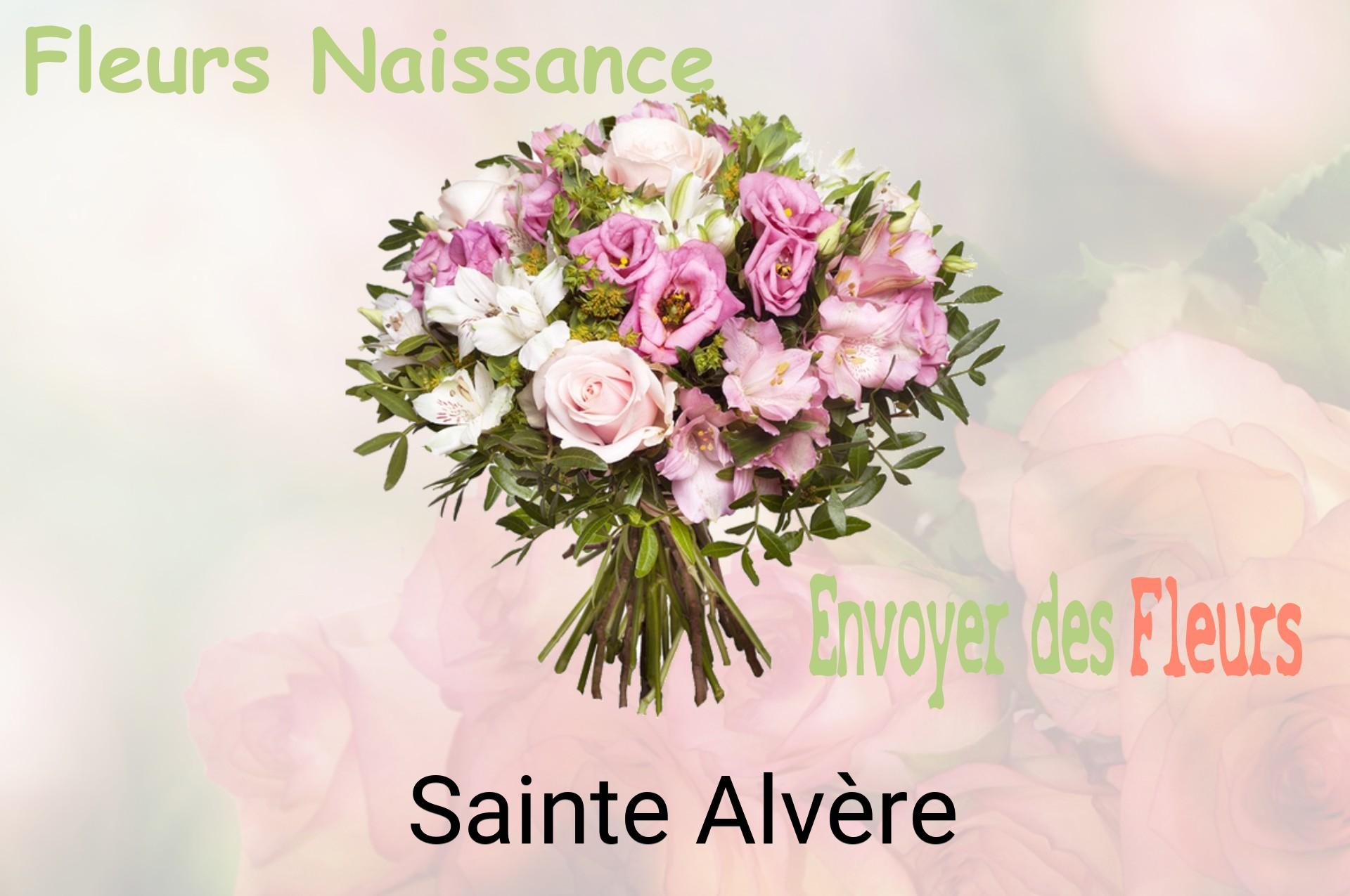Bouquet de fleurs de naissance livré à Sainte-Alvère